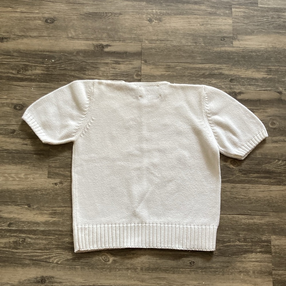 Vintage Susan Bristol Embroidered Knit Top. Size L - Picture 4 of 8